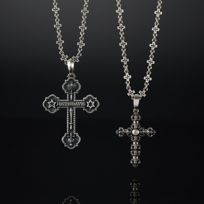 新品◆JUSTIN DAVIS◆JUSTIN GOD CROSS PENDANT