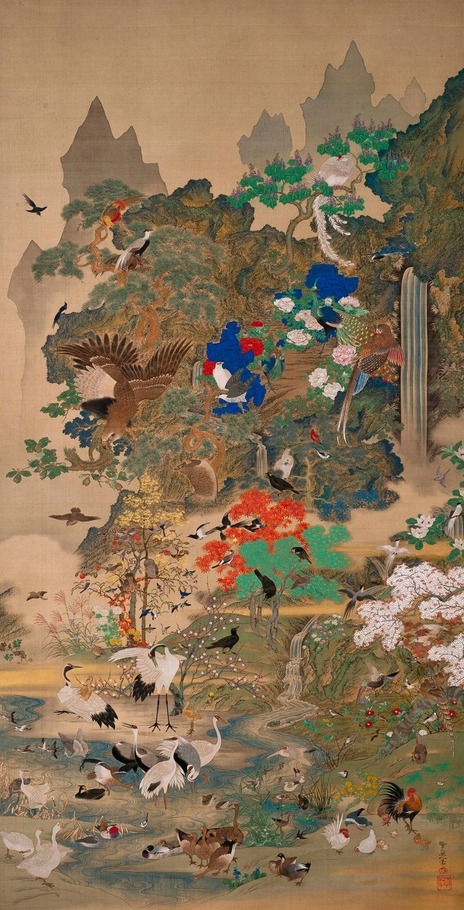 奇想の系譜展 江戸絵画ミラクルワールド」東京都美術館で、伊藤