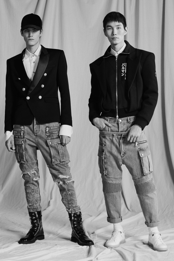 バルマン(BALMAIN) 2019年プレフォールメンズコレクション シルエット - 写真24