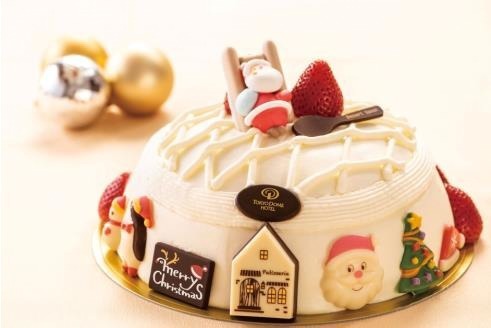 東京ドームホテルのクリスマスケーキ、チョコムースなど7種を重ねたドーム型ケーキなど｜写真2
