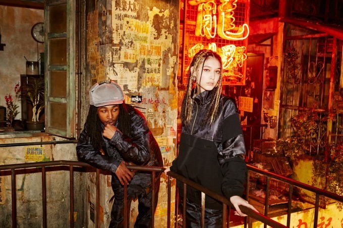 XLARGE×X-girl×オープニングセレモニー、チャイナ風ジャカード