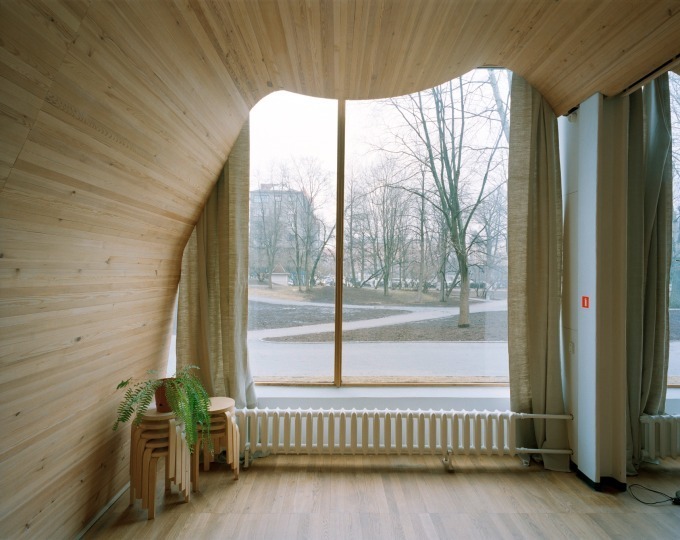 アルミン・リンケ撮影、ヴィープリ(ヴィーボルク)の図書館/Alvar Aalto, 1927-35