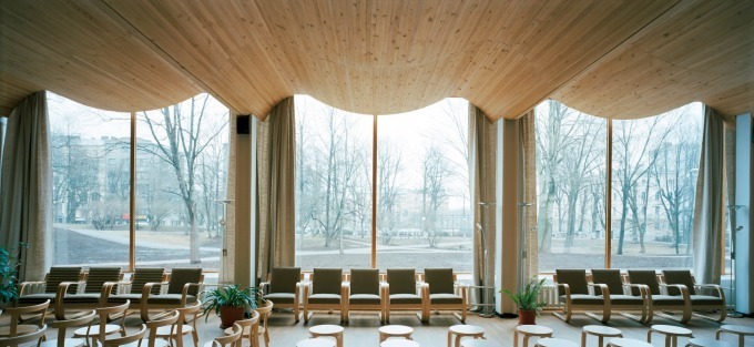 アルミン・リンケ撮影、ヴィープリ(ヴィーボルク)の図書館/Alvar Aalto, 1927-35