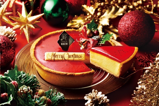 パブロから真っ赤なクリスマス限定チーズタルト＆チョコレートのチーズソフトクリーム｜写真2