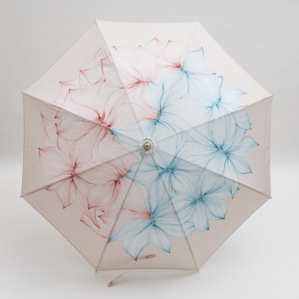 コシラエルの19年春夏新作傘「シークエンス」繊細な花柄＆人形柄の晴雨兼用傘など | 写真