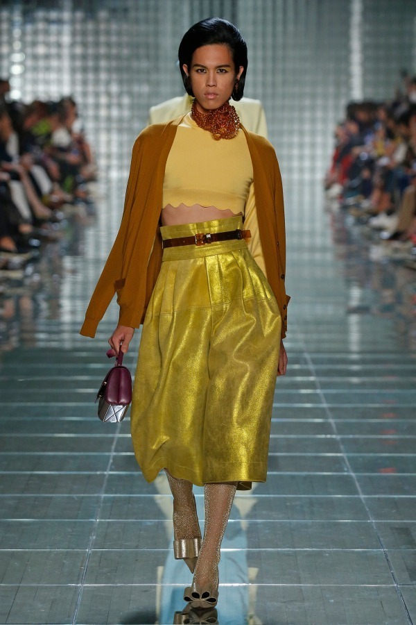 2019SS Marc Jacobs runway  gold cardigan