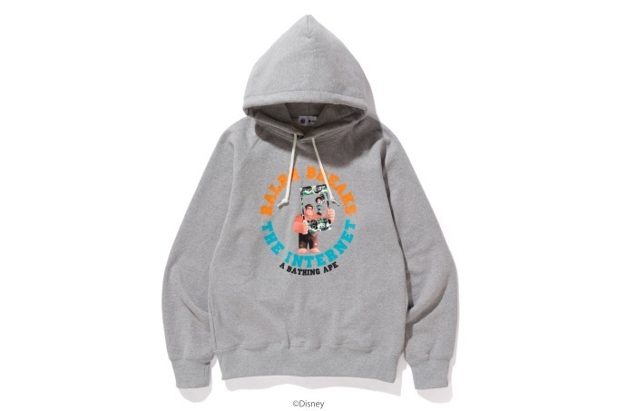 bape Ralph Breaks disney　ベイプ　ディズニー　パーカー