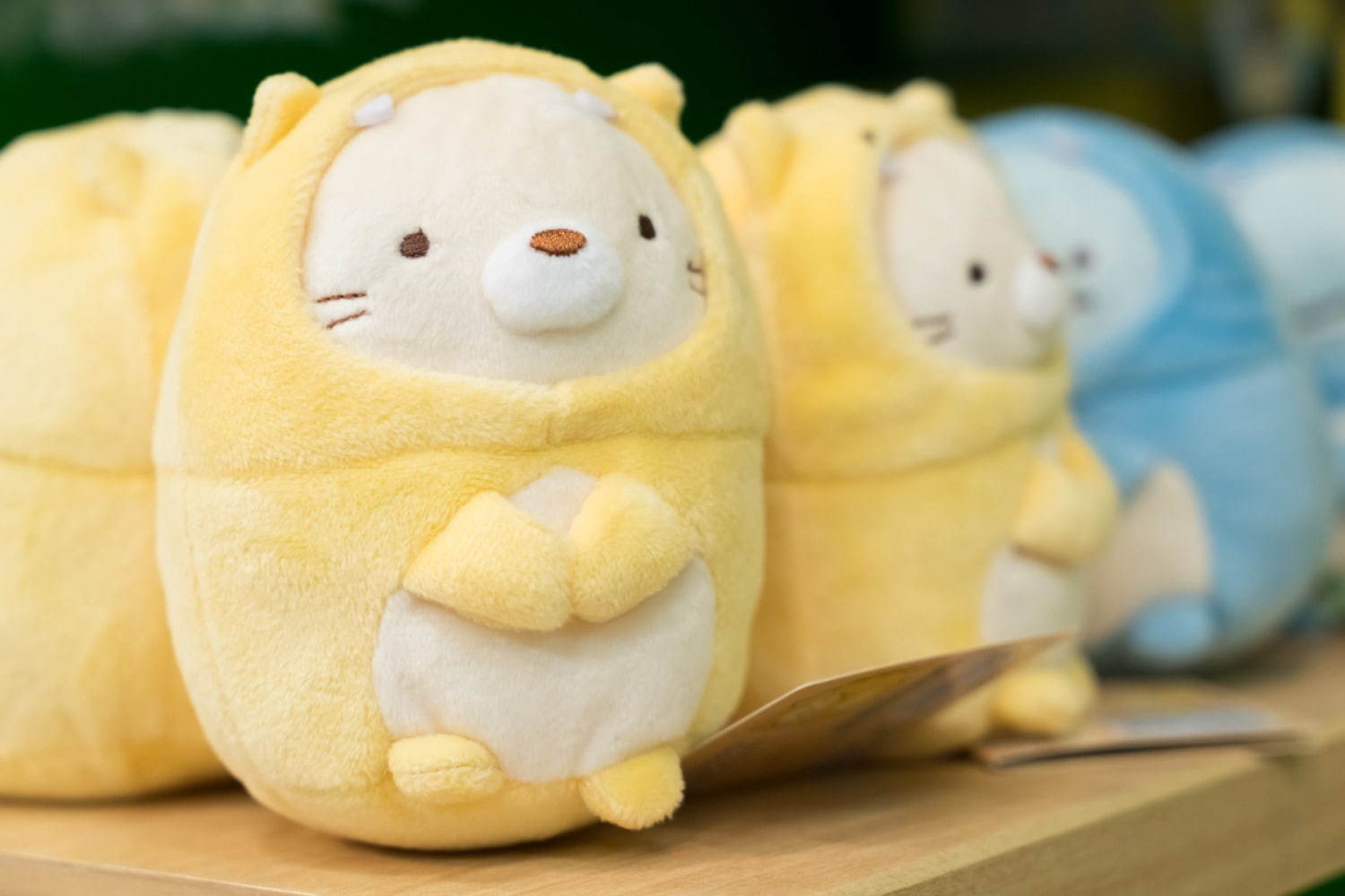 あつめてぬいぐるみ 各1,500円+税