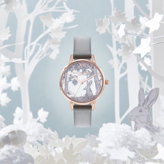 オリビア・バートンの新作腕時計スノーグローブ雪山＆動物