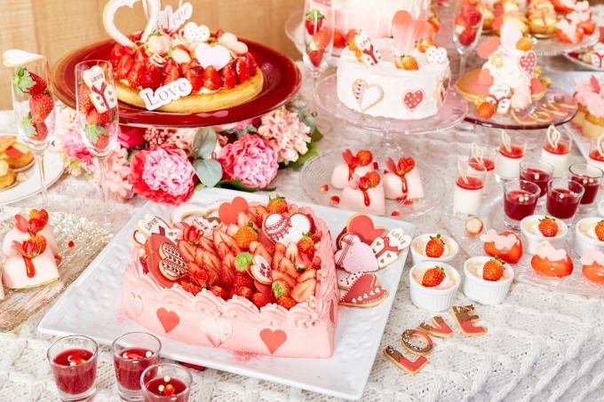 「恋するいちごのデザートブッフェ」青山で開催、ハート型ショートケーキやいちご約30個の贅沢タルト｜写真8
