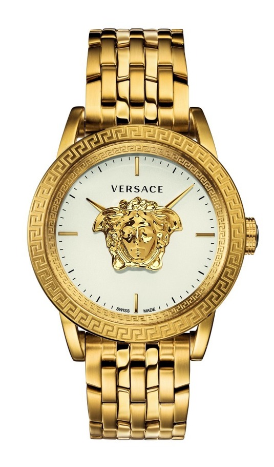 ヴェルサーチェ ウォッチの腕時計「パラッツォ エンパイア」初のメンズモデル、文字盤に立体メデューサ ファッションプレス