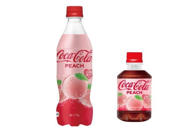 新「コカ・コーラ ピーチ」白桃果汁プラスでさらにおいしくなって再登場｜写真1