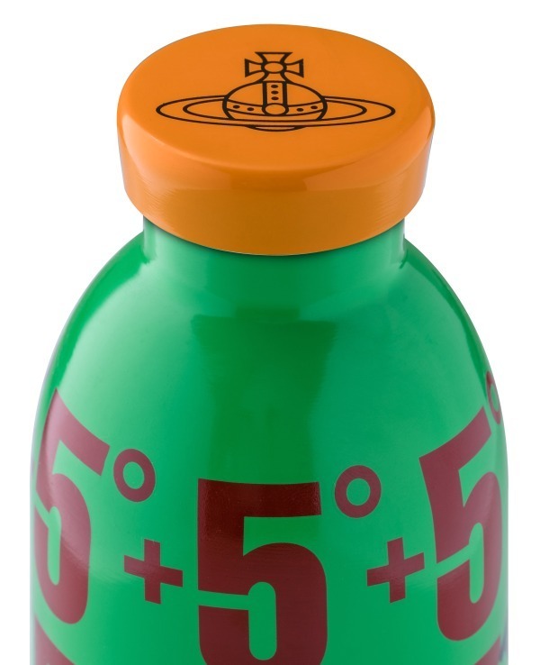 ヴィヴィアン・ウエストウッドから“スカルプリント”鮮やかグリーンのステンレススチールボトル｜写真2