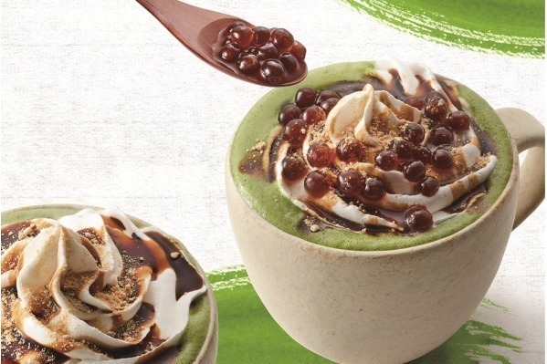 タリーズコーヒー「黒蜜きなこ抹茶ラテ」限定発売、タピオカトッピングで“わらび餅”風飲む和スイーツに