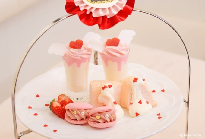 ハートケーキバッグ&いちごパフェ