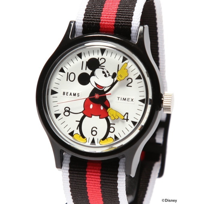 タイメックス×ビームスの限定コラボウォッチ、ミッキーマウスの両腕が時計の針に｜写真6