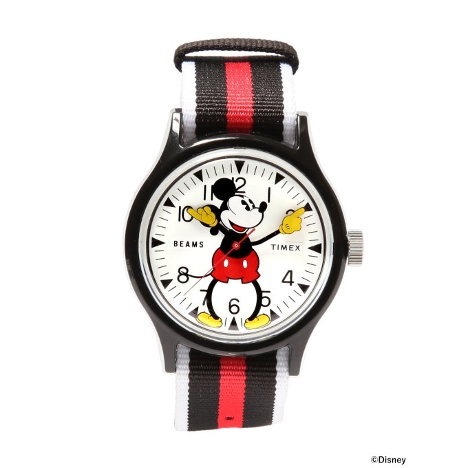 タイメックス×ビームスの限定コラボウォッチ、ミッキーマウスの両腕が時計の針に｜写真4