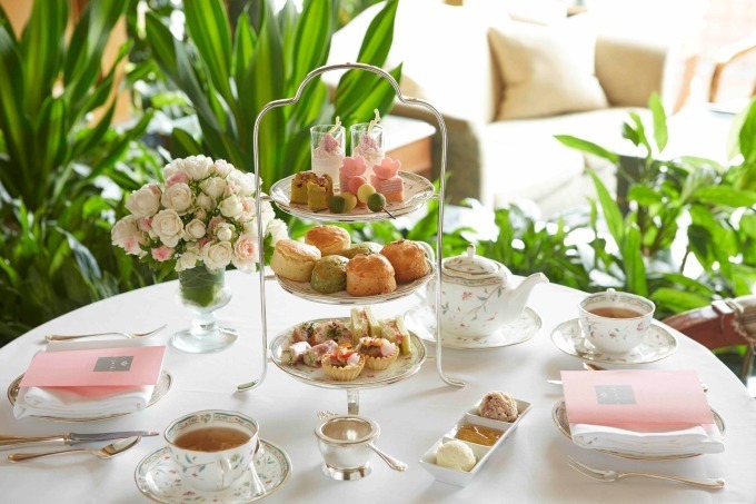 お花見｜ホテル椿山荘東京「桜アフタヌーンティー」桜あんパンナコッタやよもぎスコーンで“インドア花見”