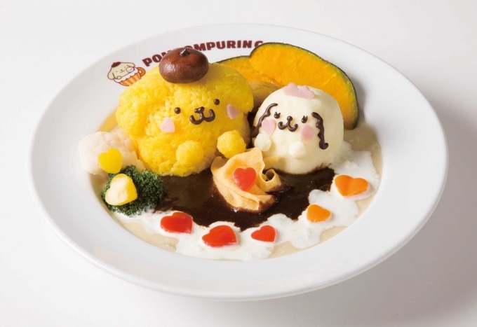 「ポムポムプリンカフェ」のバレンタイン＆ホワイトデー、“ぐでたまこたつ”に入ったプリンのオムライス｜写真2