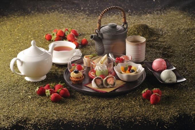 苺×兵庫特産ブランド茶"母子茶"のアフタヌーンティー、ラ・スイート神戸オーシャンズガーデンで｜写真1