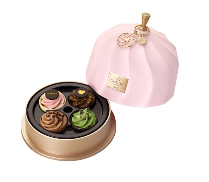 ＜ゴディバ＞“妖精”の贈り物の様な小さなケーキ型チョコレートの詰め合わせ