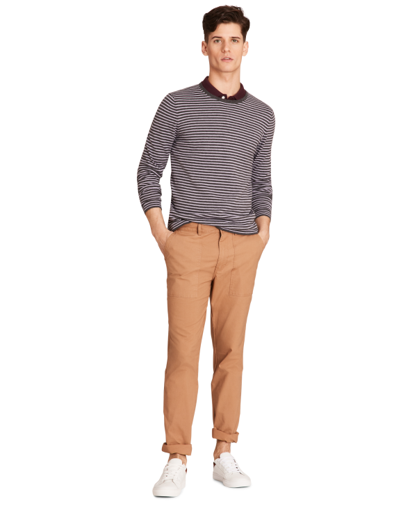 BROOKSBROTHERSブルックスブラザーズ　レッドフリーススラックスW34 ブルックス ブラザーズ レッド フリース(Brooks Brothers Red
