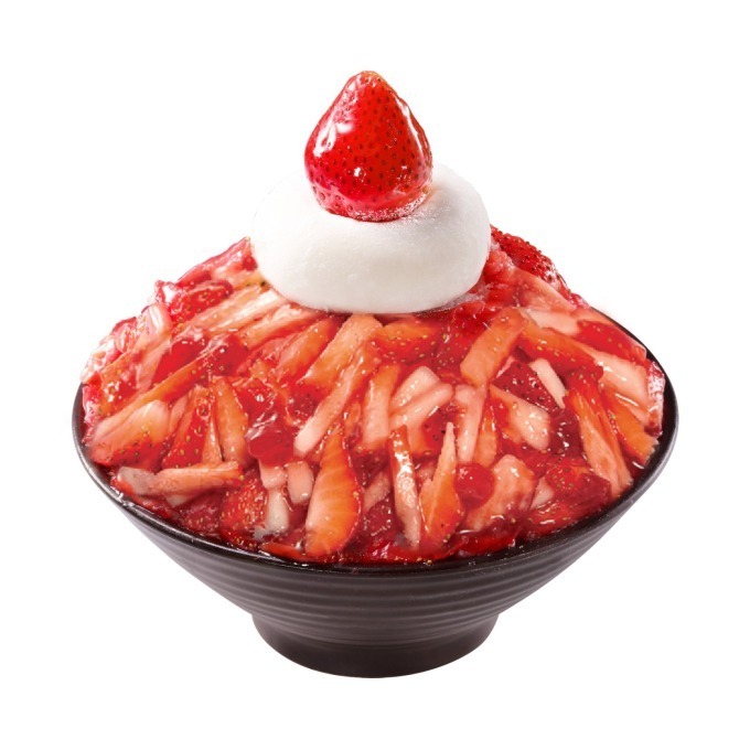 ソルビンから、ハーゲンダッツ アイスクリームをのせた苺づくしのフワフワ贅沢かき氷｜写真3
