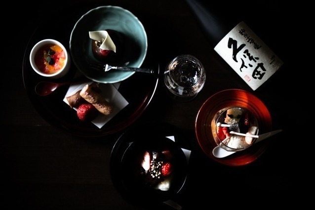 とちおとめ｜銀座 久保田、日本酒をコース仕立ての"苺×ショコラ"和スイーツと楽しむ「久保田とスイーツの会」開催