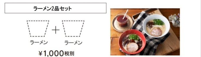 一風堂による「ニブンノイップウドウ」渋谷ヒカリエに新店、小ぶりのラーメンに“選べる”セットメニュー｜写真7