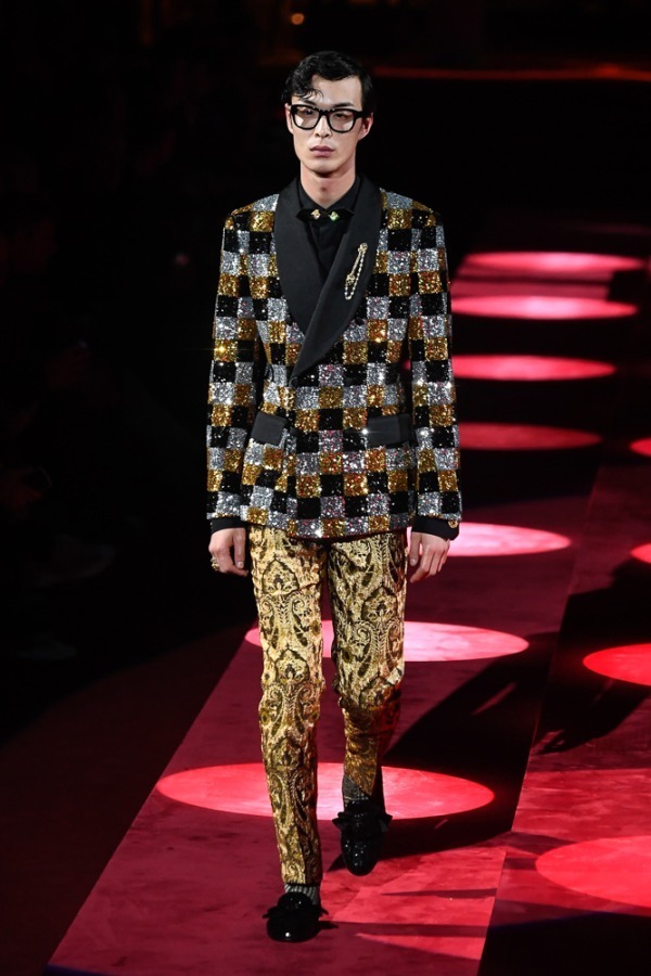 ドルチェ＆ガッバーナ(DOLCE&GABBANA) 2019-20年秋冬メンズコレクション シルエット - 写真117