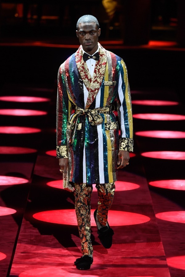 ドルチェ＆ガッバーナ(DOLCE&GABBANA) 2019-20年秋冬メンズコレクション シルエット - 写真127