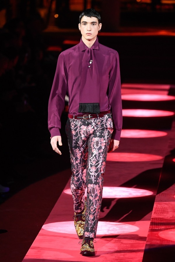 ドルチェ＆ガッバーナ(DOLCE&GABBANA) 2019-20年秋冬メンズコレクション シルエット - 写真48