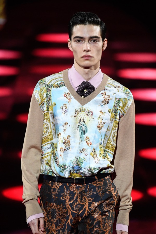 ドルチェ＆ガッバーナ(DOLCE&GABBANA) 2019-20年秋冬メンズコレクション  - 写真93