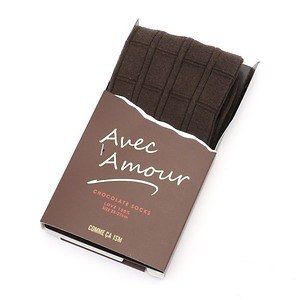 バレンタイン限定"チョコソックス"コムサイズムから、ボンボンショコラ＆板チョコがモチーフ｜写真1