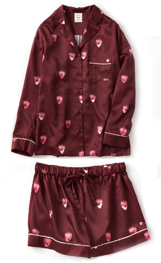 ジェラート ピケのバレンタイン、苺×チョコ柄ルームウェアやショコラ色 