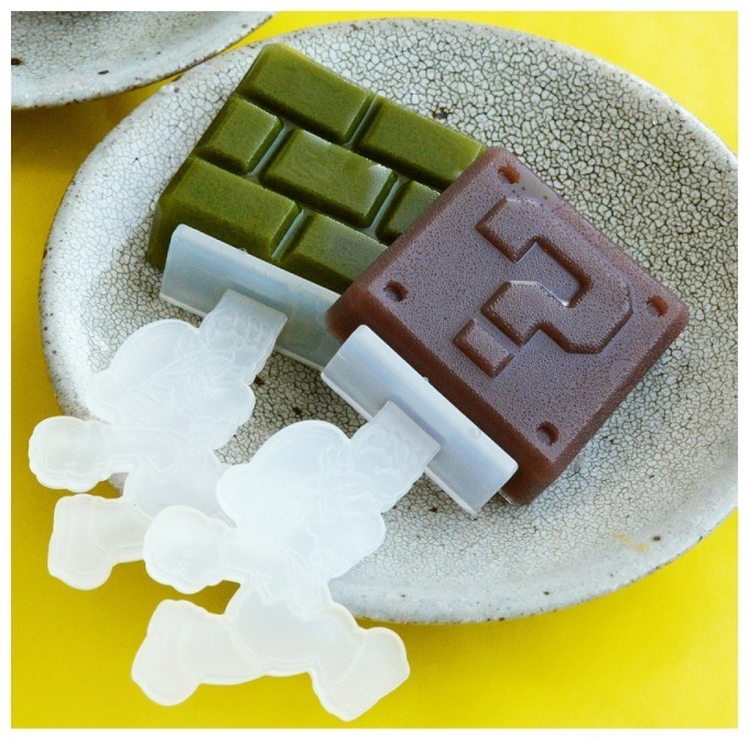 「スーパーマリオ」のブロック＆キノコ型のチョコが作れるシリコントレーセット｜写真7