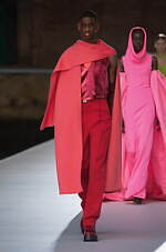 ヴァレンティノ 2021-22年秋冬オートクチュールコレクション - 絵画とオートクチュールの融合｜写真73