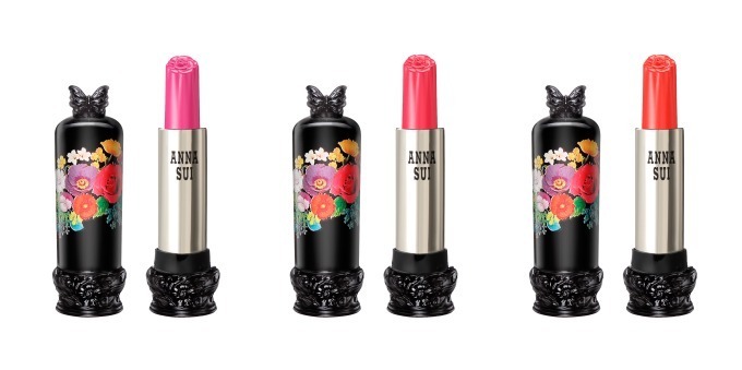アナ スイ コスメティックス“バラの形のルージュ”「リップスティック F」にローズを思わせる新6色 | 写真