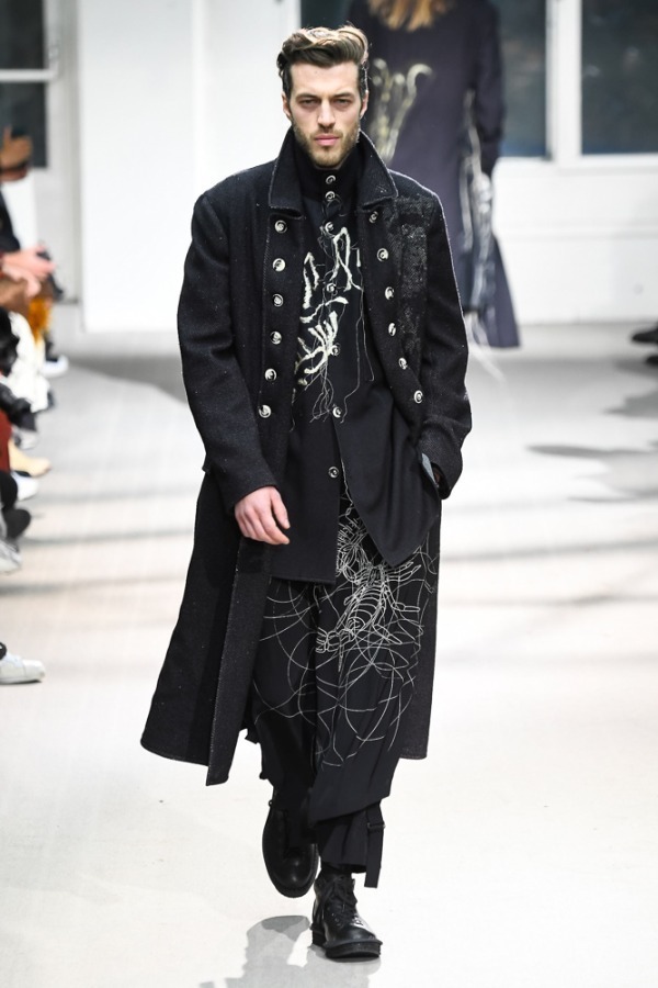 ヨウジヤマモト(Yohji Yamamoto) 2019-20年秋冬メンズコレクション シルエット - 写真11