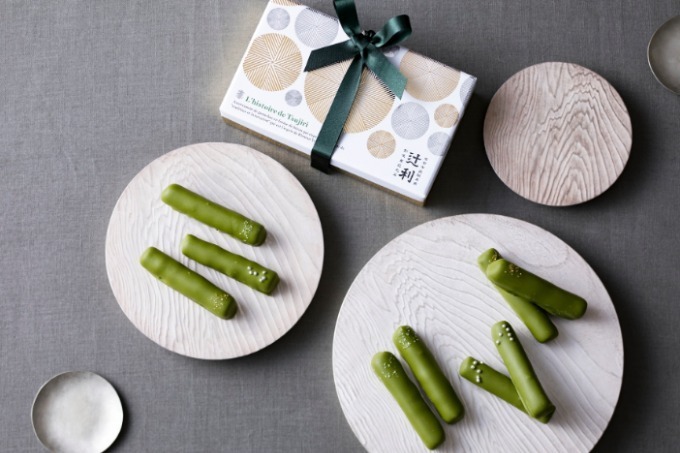 日本茶｜「辻利」バレンタインの新作スイーツ - 3種類の抹茶を食べ比べるバトン型ガナッシュ