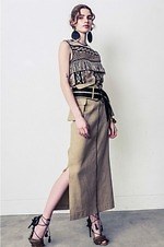 エボニー19春夏「喫茶店」着想のフリンジブラウス＆ドレスなど