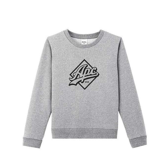 A.P.C. U.S.」全工程アメリカ製のジャージウェア、野球ロゴ風