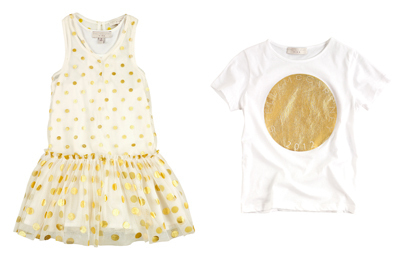 ステラ マッカートニーのキッズラインにオリンピック記念「ゴールドコレクション」が登場