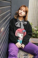 jouetie ご近所物語　実果子　プルオーバー　スウェット jouetie ご近所物語 実果子 プルオーバー（ピンク） -靴