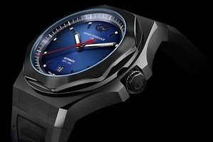 ジラール・ペルゴの腕時計「ロレアート アブソルート」宇宙と空を想わせるブルー＆ブラックグラデーション