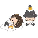 ぐでたまと赤西仁がコラボ「Jin×ぐでたま」むにゅぐるみやトートバッグ、西武池袋本店で先行発売｜写真1