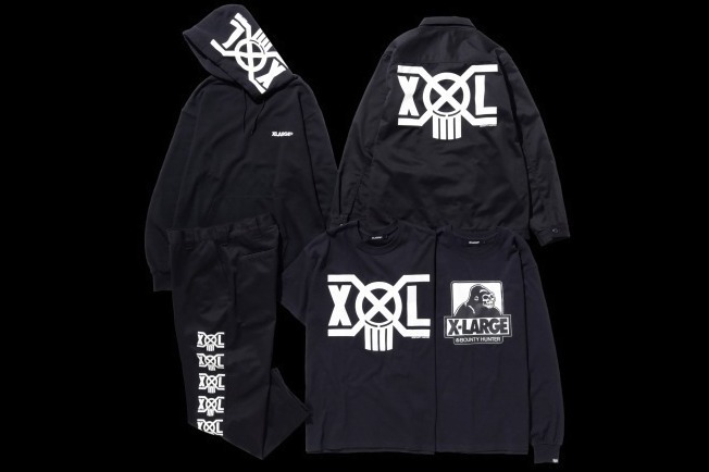 XLARGE×バウンティーハンター、両ブランドのロゴをミックスさせた ...