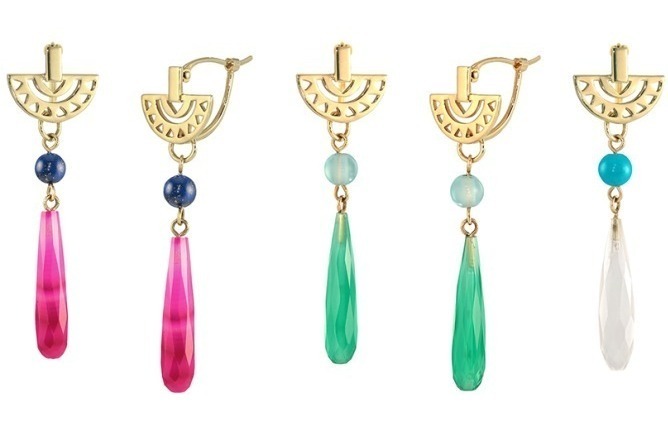 スタージュエリー ガール19年春の新作、カラフルなカラーストーンが揺れるピアスチャームなど