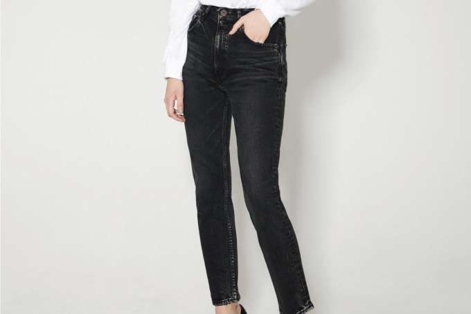 大人気シリーズ新色♡MOUSSY MVS black skinny jeans