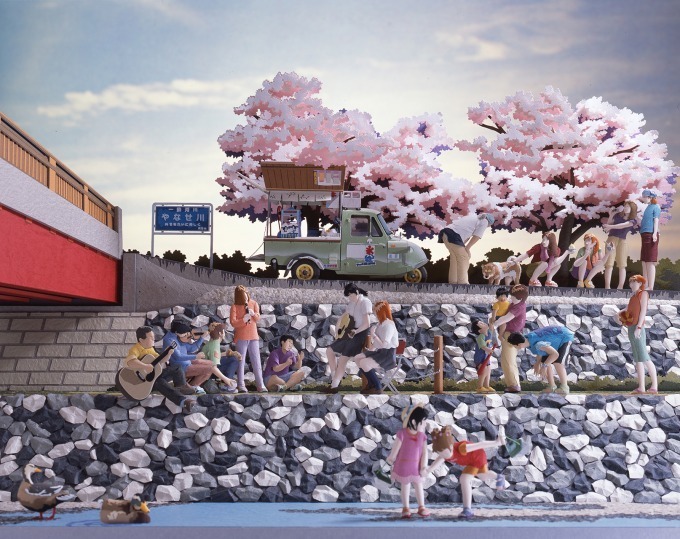 「春・さくら、咲クヤat百段階段」古典歌舞伎の衣装や江戸のかんざし、工芸品など桜がテーマの作品集結｜写真10